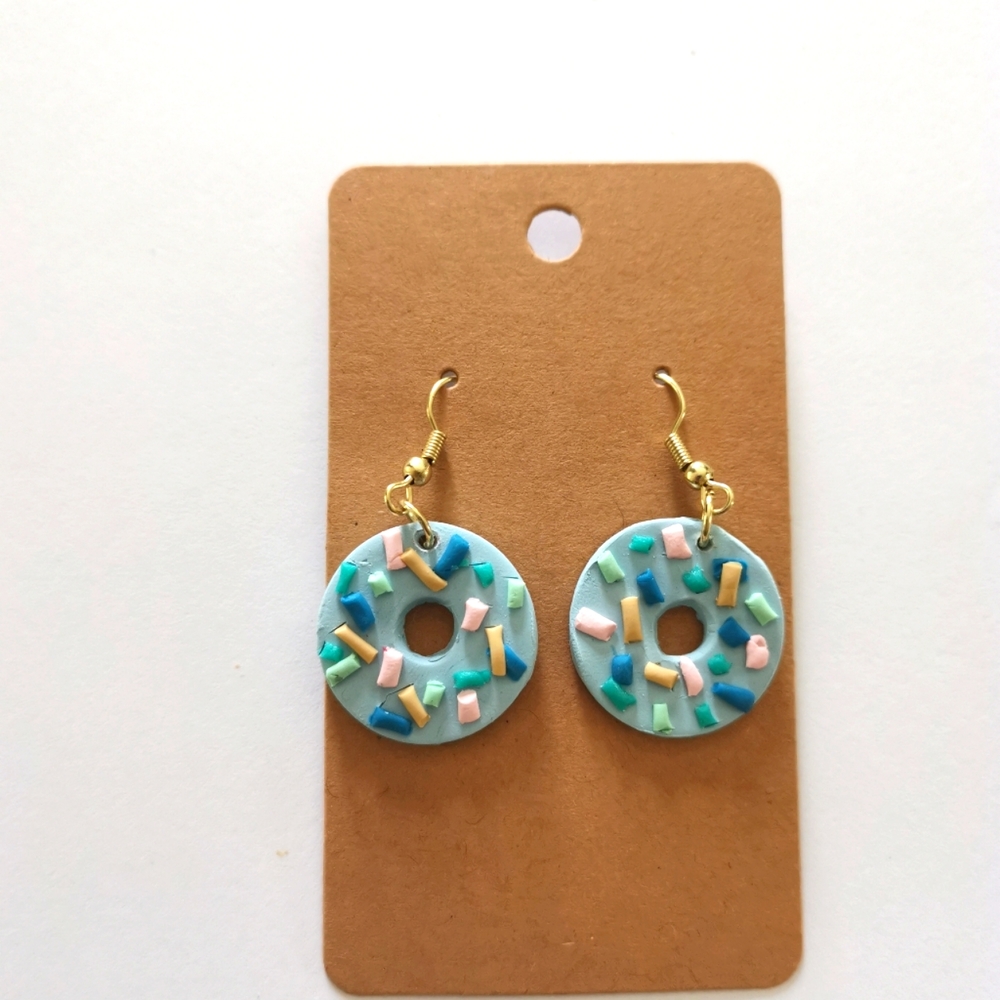Polymer clay earrings